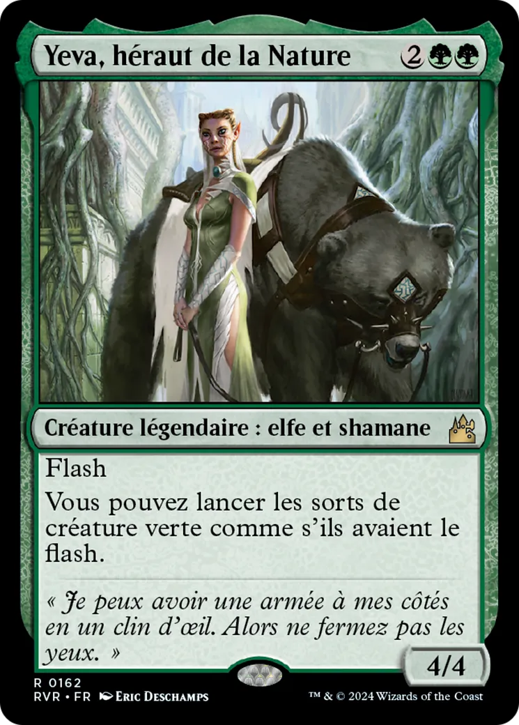 Yeva, héraut de la Nature — Ravnica Remastered — Magic: The Gathering