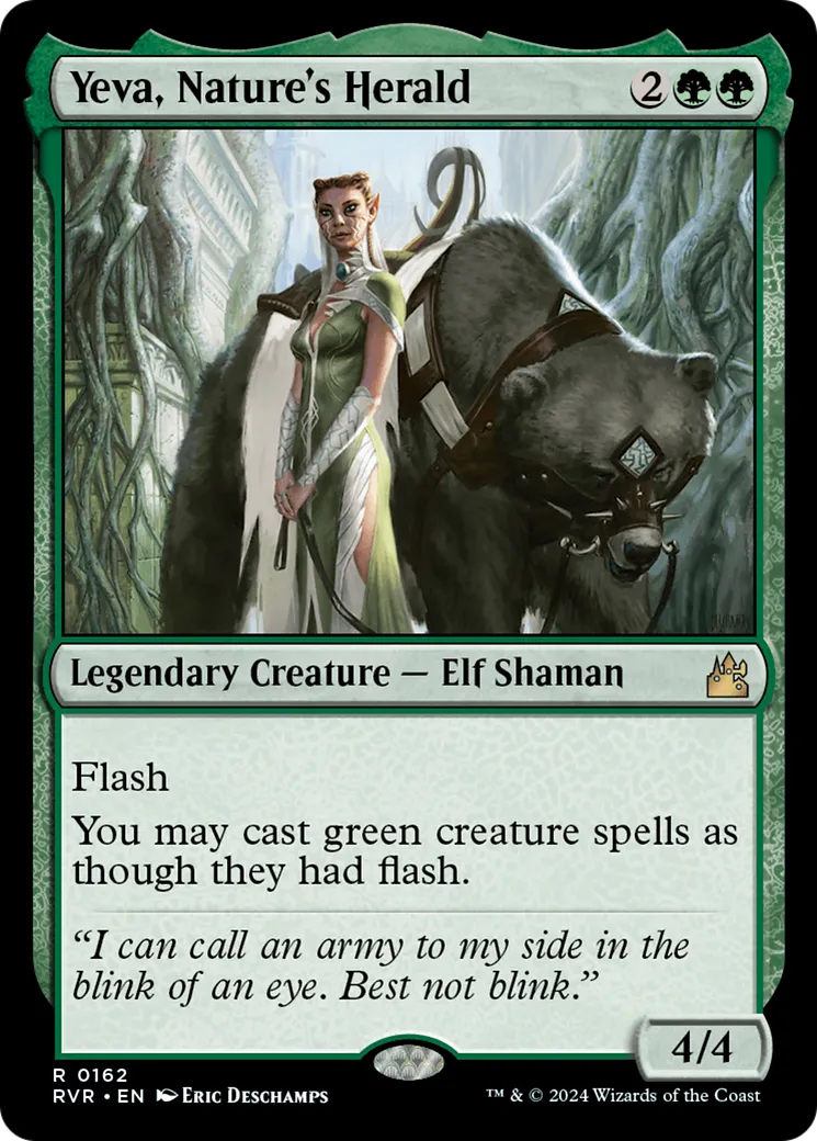 Yeva, Nature's Herald — Ravnica Remastered — Magic: The Gathering