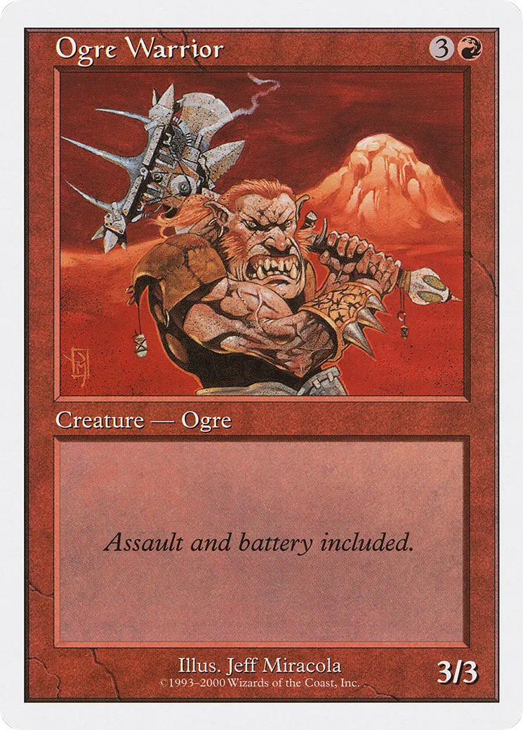 Guerrier ogre — Starter 2000 — Magic: The Gathering