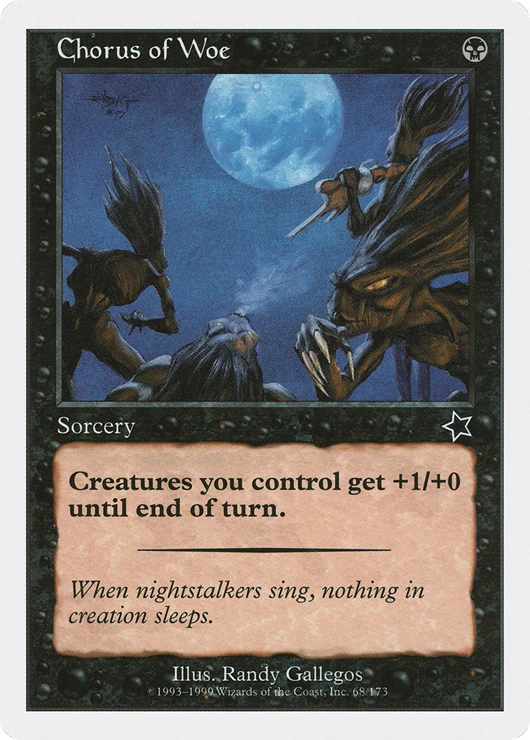 Concert de lamentations — Starter 1999 — Magic: The Gathering