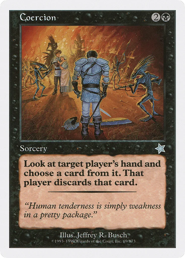 Coercion — Starter 1999 — Magic: The Gathering