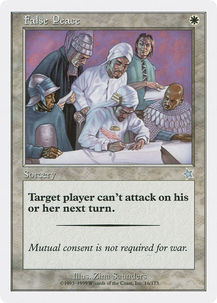 False Peace — Starter 1999 — Magic: The Gathering