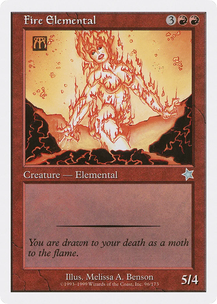 Élémental de feu — Starter 1999 — Magic: The Gathering