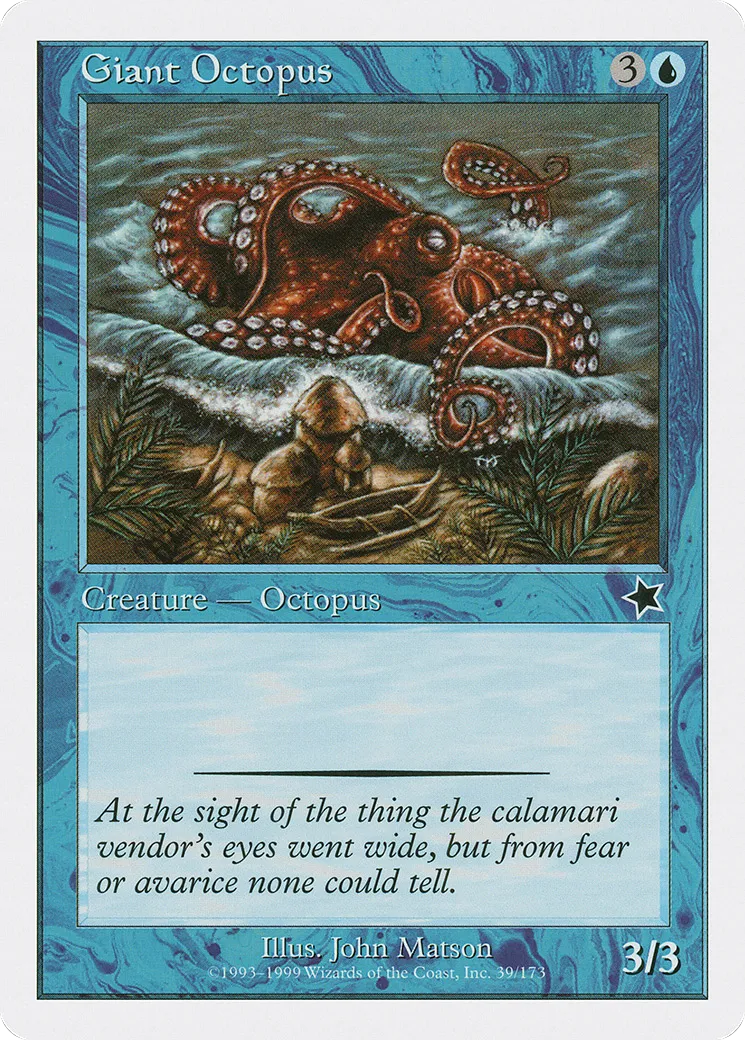 Pieuvre géante — Starter 1999 — Magic: The Gathering