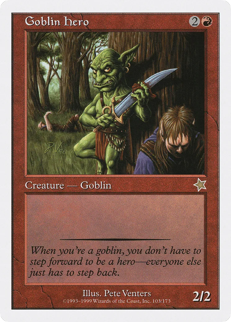 Heros gobelin — Starter 1999 — Magic: The Gathering
