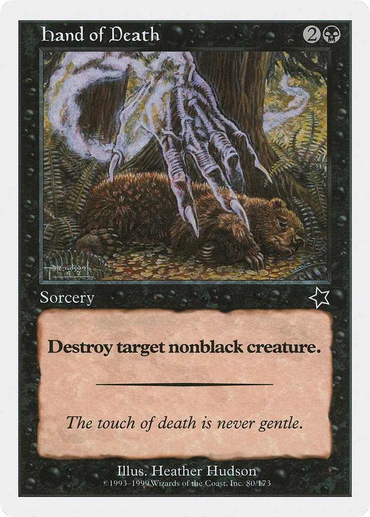 Hand of Death — Starter 1999 — Magic: The Gathering
