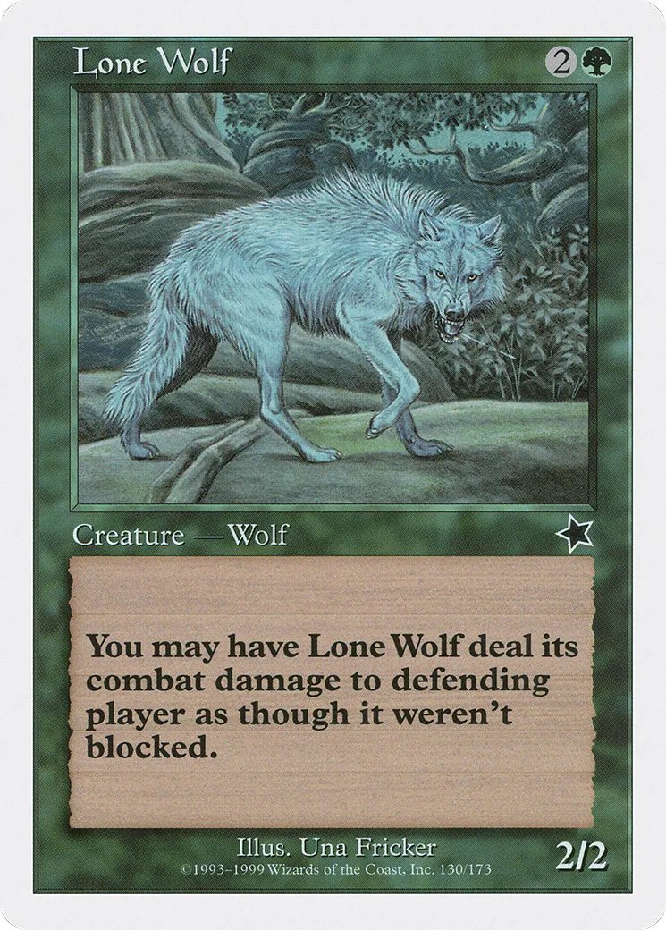 Lone Wolf — Starter 1999 — Magic: The Gathering
