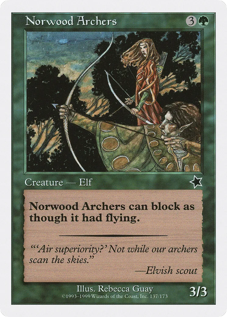 Archers de Norbois — Starter 1999 — Magic: The Gathering
