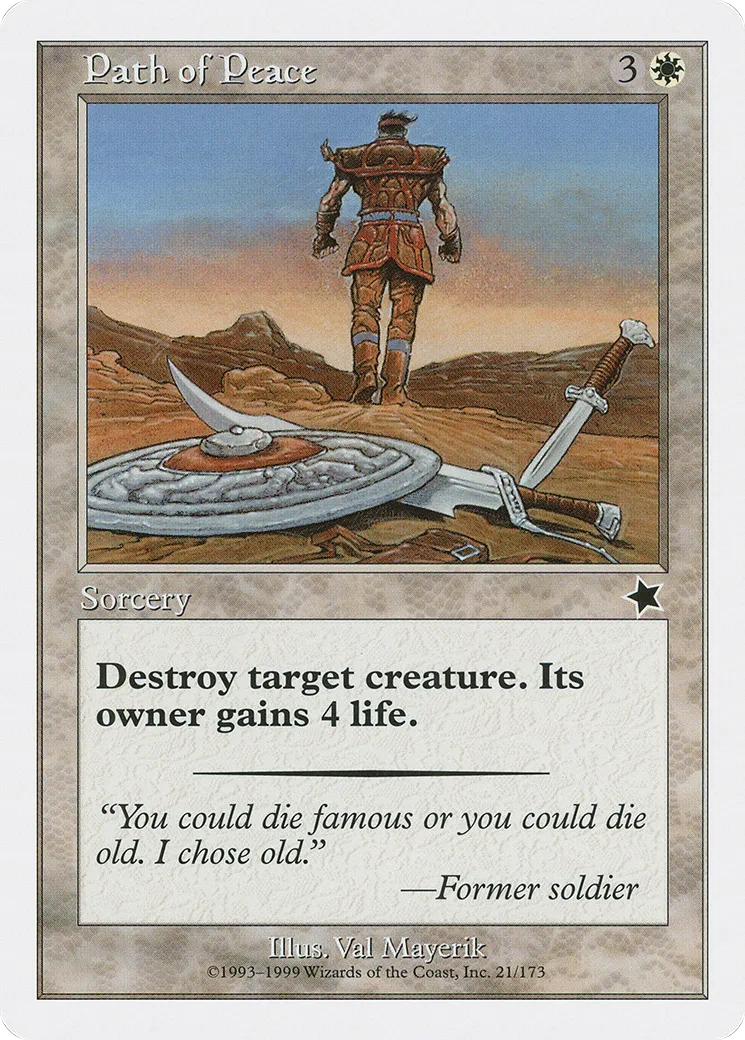 Path of Peace — Starter 1999 — Magic: The Gathering