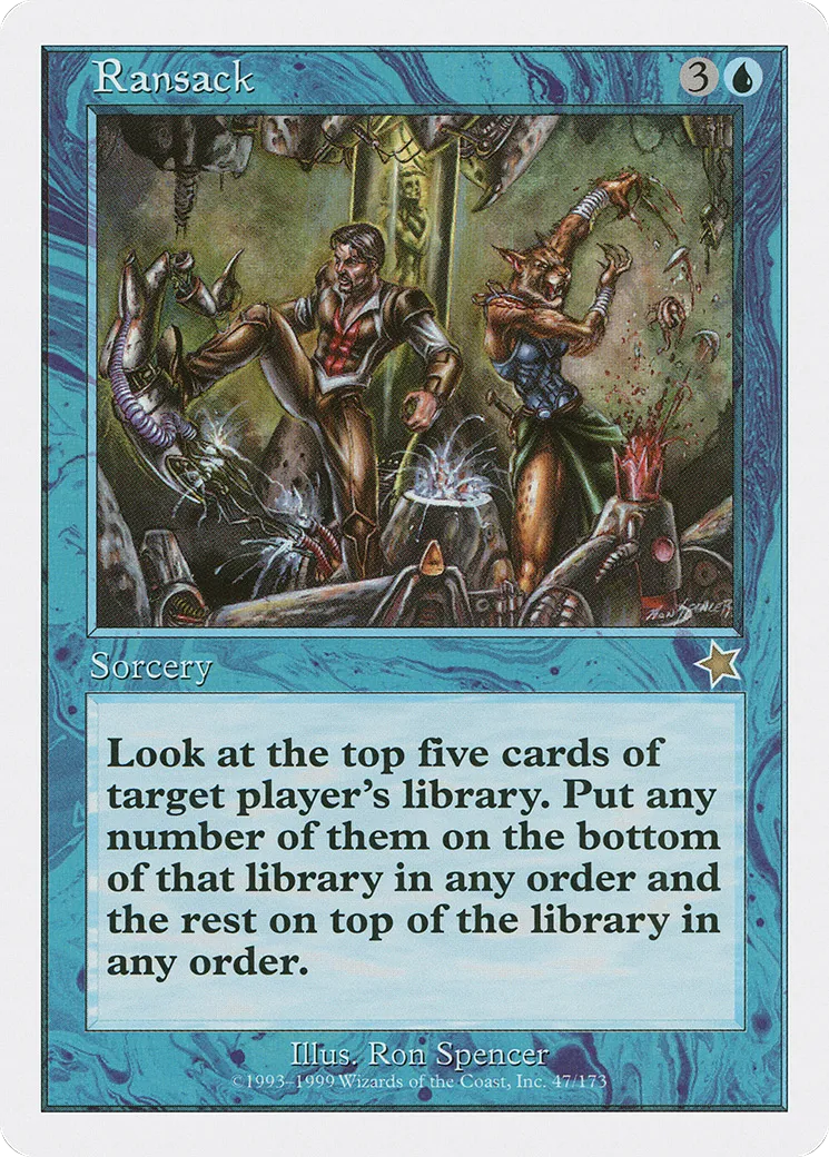 Mise à sac — Starter 1999 — Magic: The Gathering
