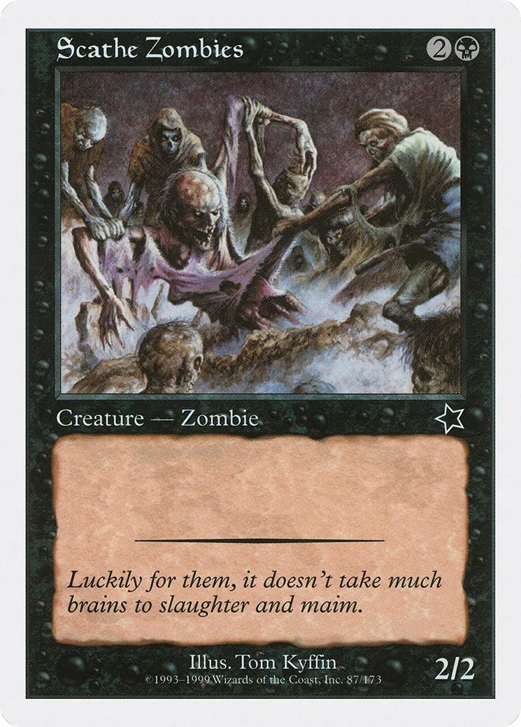 Scathe Zombies — Starter 1999 — Magic: The Gathering