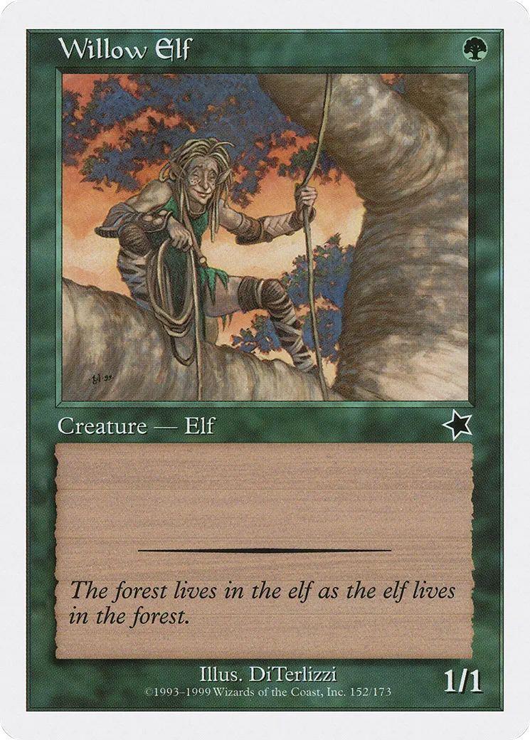 Willow Elf — Starter 1999 — Magic: The Gathering