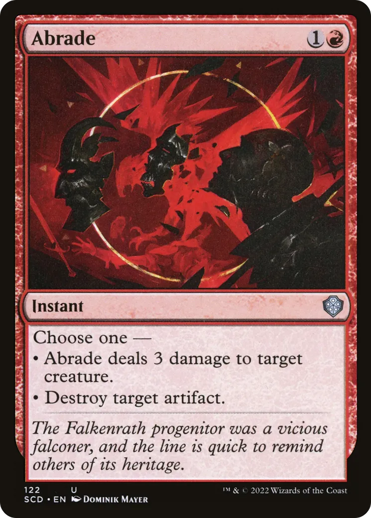 Abrade — Starter Commander Decks — Magic: The Gathering