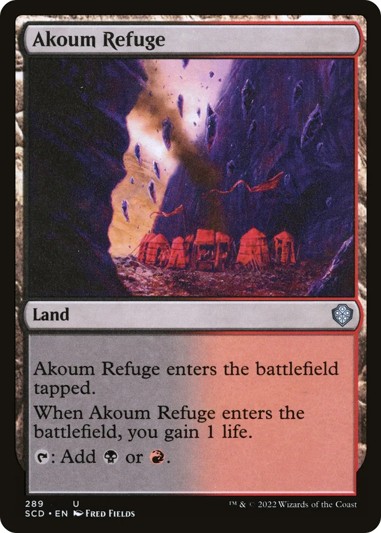 Akoum Refuge — Starter Commander Decks — Magic: The Gathering