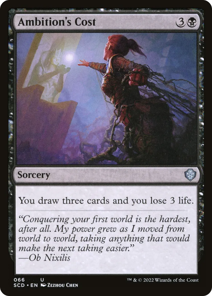 Ambition's Cost — Starter Commander Decks — Magic: The Gathering