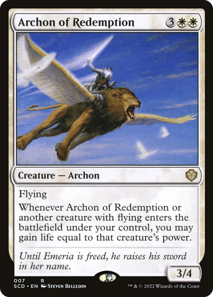 Archonte de la rédemption — Starter Commander Decks — Magic: The Gathering
