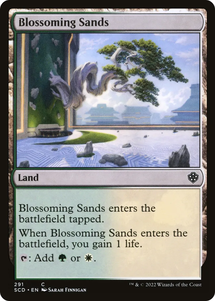 Blossoming Sands — Starter Commander Decks — Magic: The Gathering