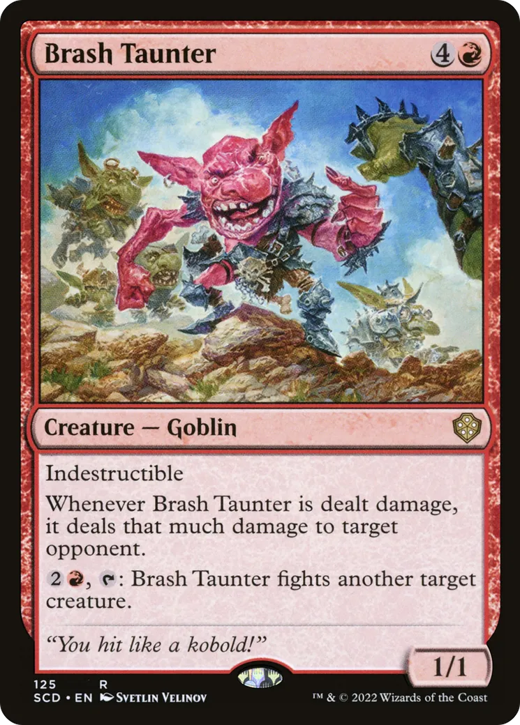 Brash Taunter — Starter Commander Decks — Magic: The Gathering