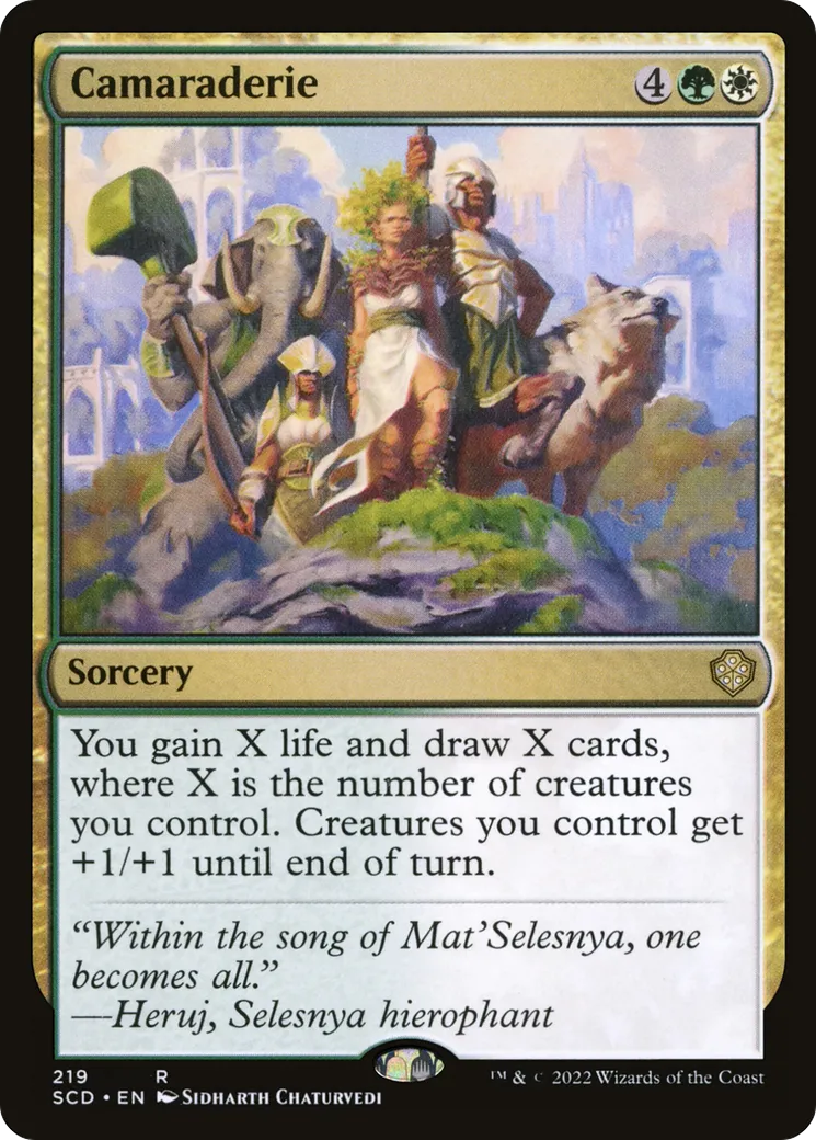Camaraderie — Starter Commander Decks — Magic: The Gathering
