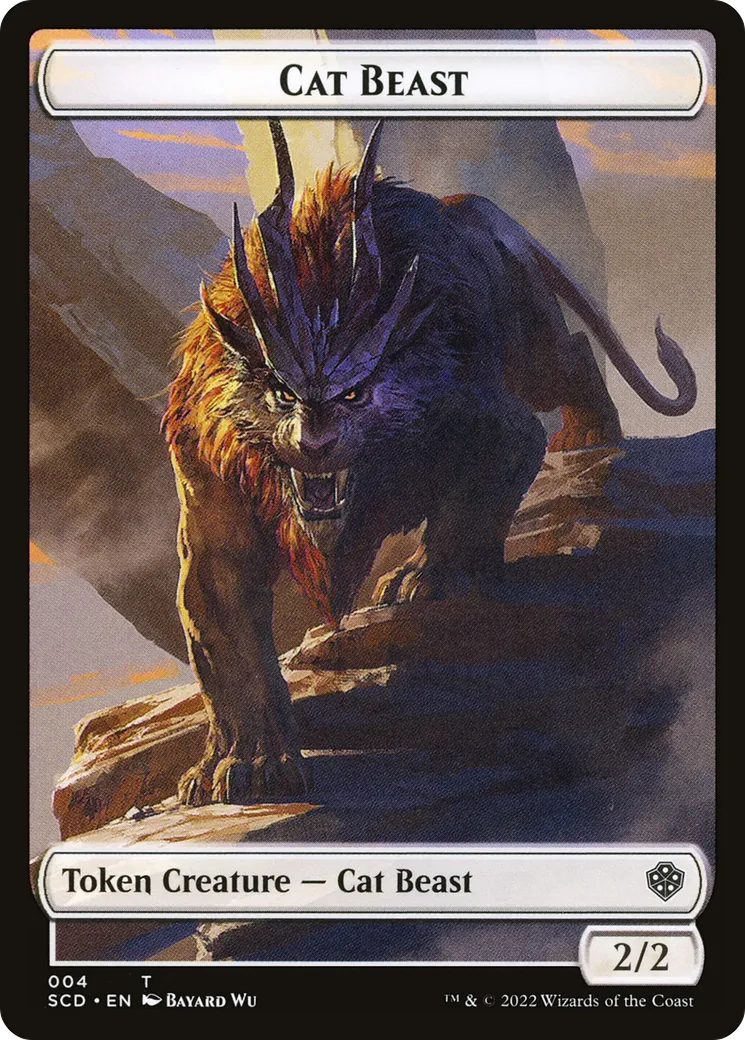 Cat Beast — Starter Commander Decks — Magic: The Gathering