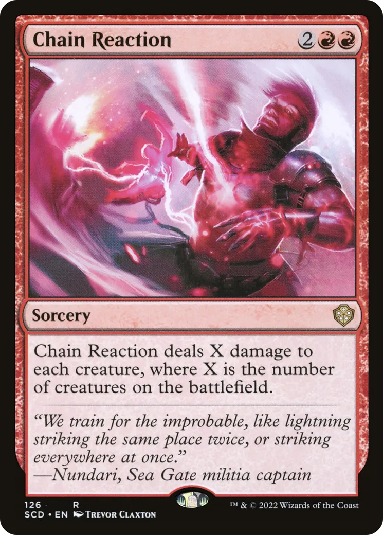 Chain Reaction — Starter Commander Decks — Magic: The Gathering