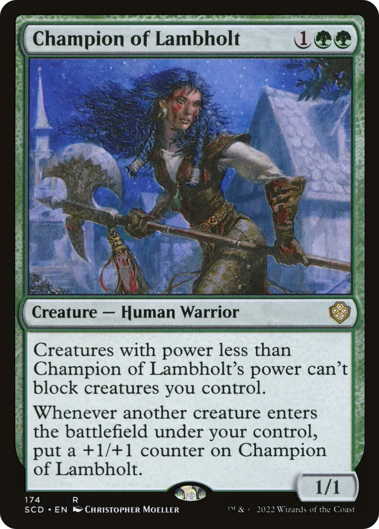Champion of Lambholt — Starter Commander Decks — Magic: The Gathering