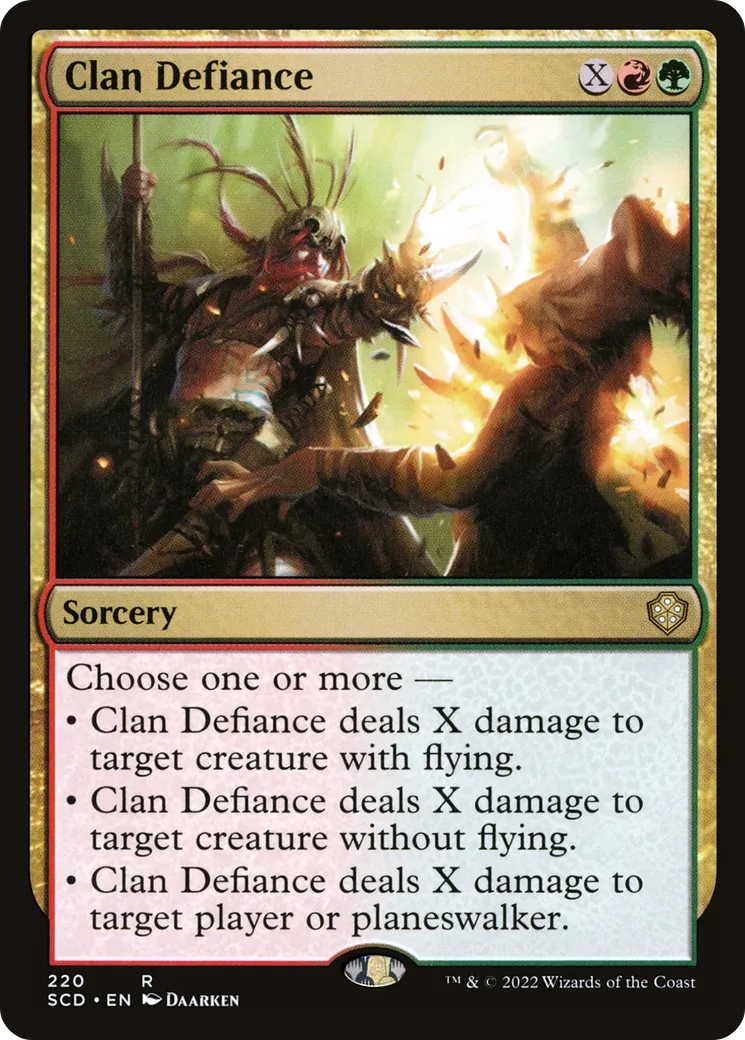 Défiance du clan — Starter Commander Decks — Magic: The Gathering