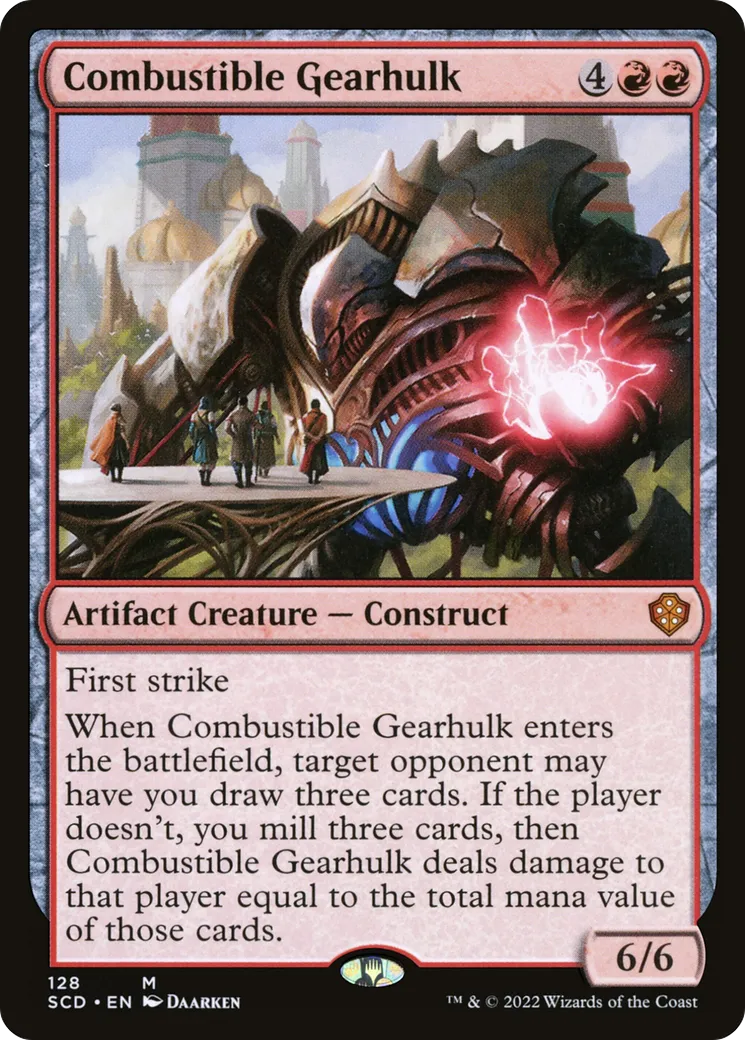Combustible Gearhulk — Starter Commander Decks — Magic: The Gathering