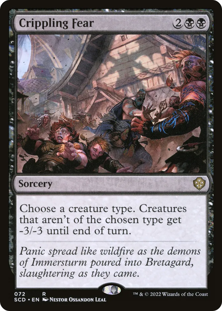 Peur paralysante from Starter Commander Decks - Magic: The Gathering
