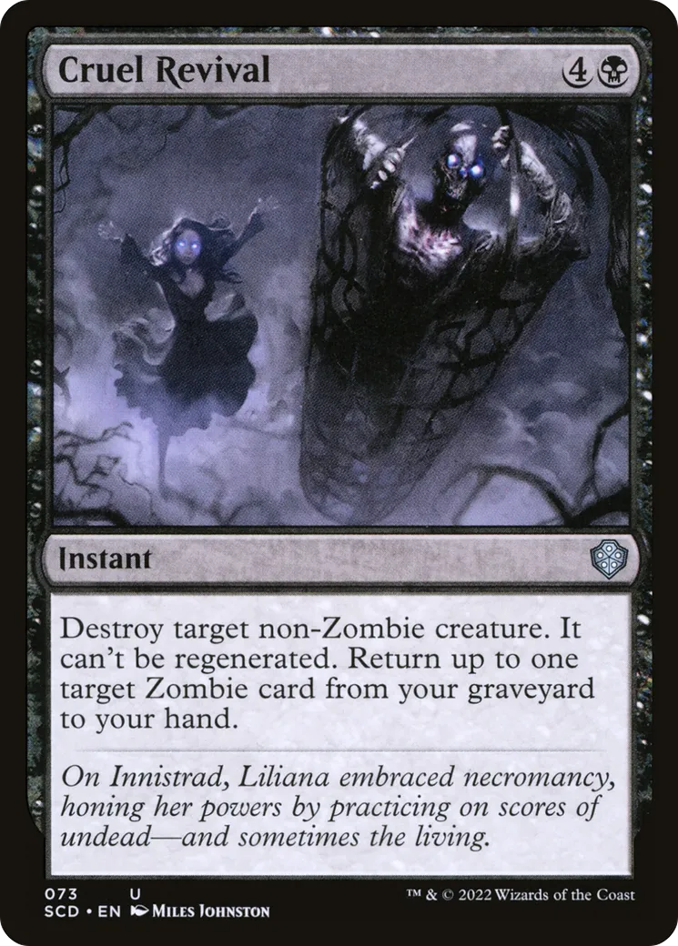 Cruel Revival — Starter Commander Decks — Magic: The Gathering