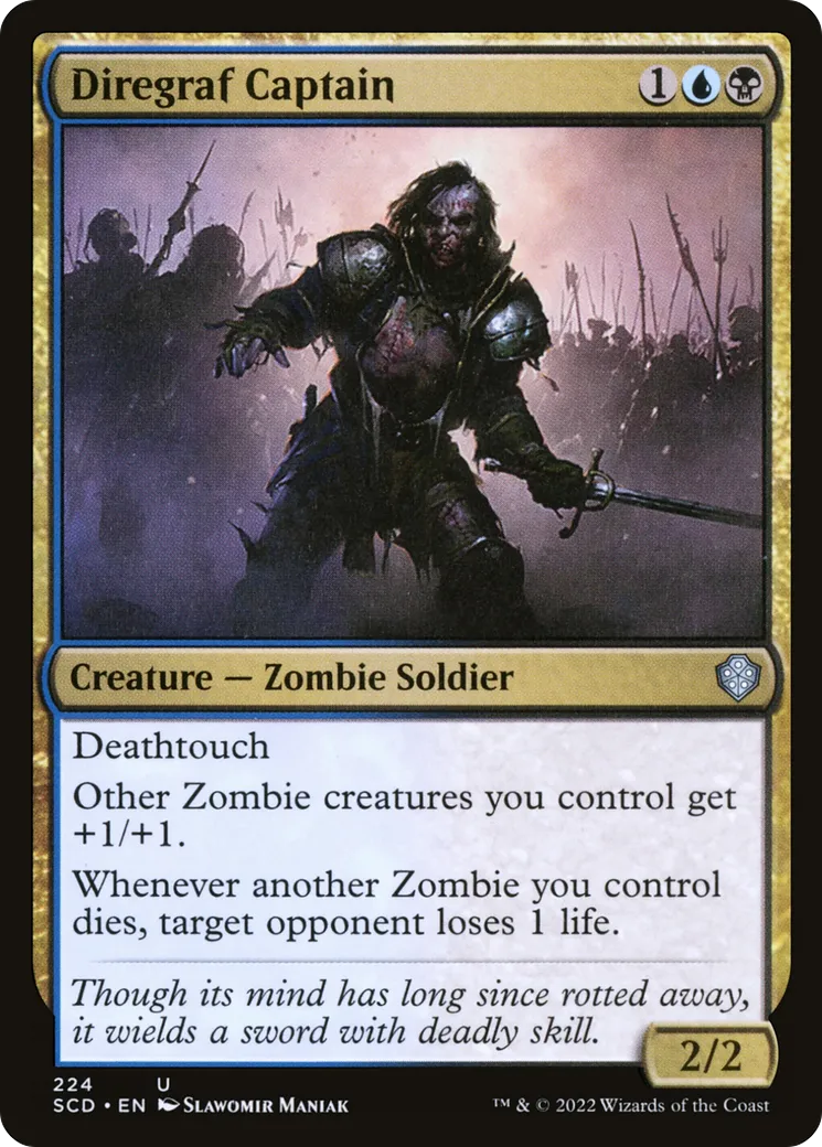 Diregraf Captain — Starter Commander Decks — Magic: The Gathering