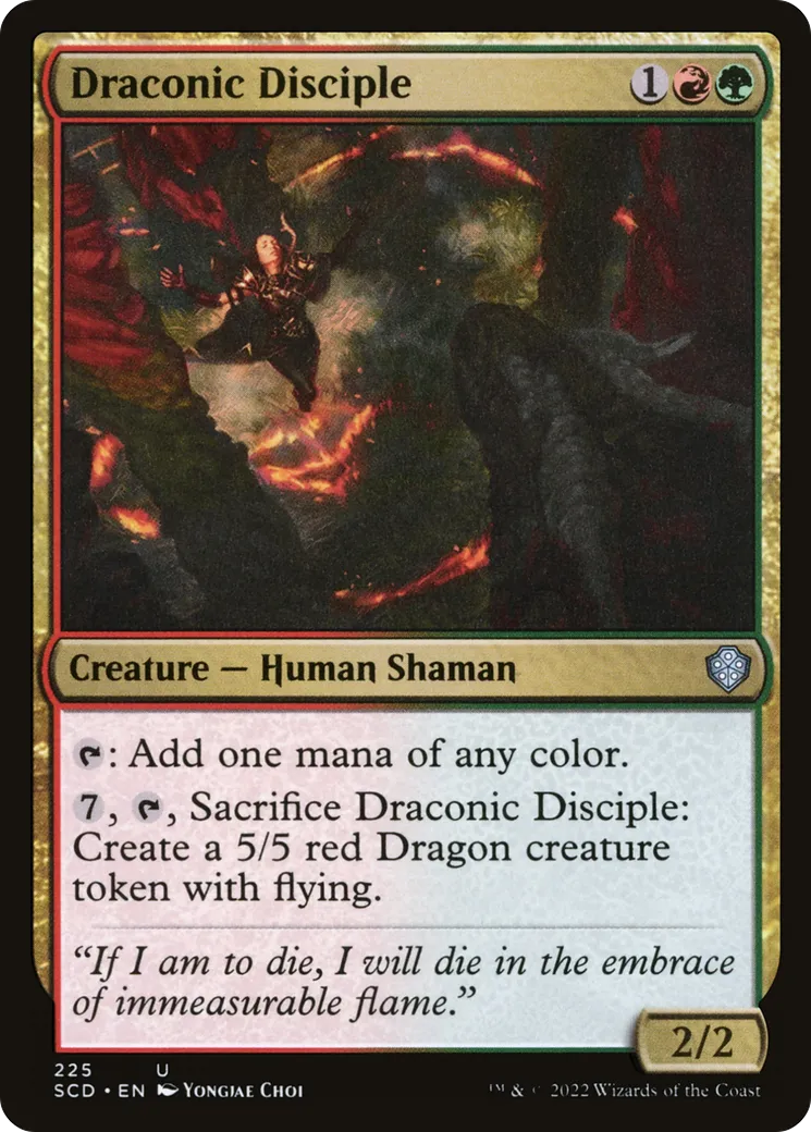 Disciple draconique — Starter Commander Decks — Magic: The Gathering