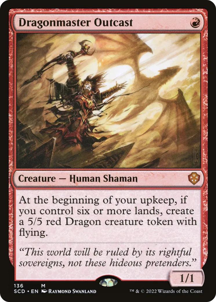 Dragonmaster Outcast — Starter Commander Decks — Magic: The Gathering