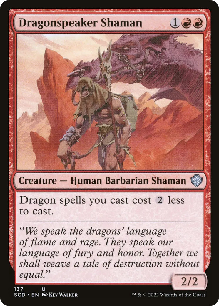 Shamane languedragon — Starter Commander Decks — Magic: The Gathering