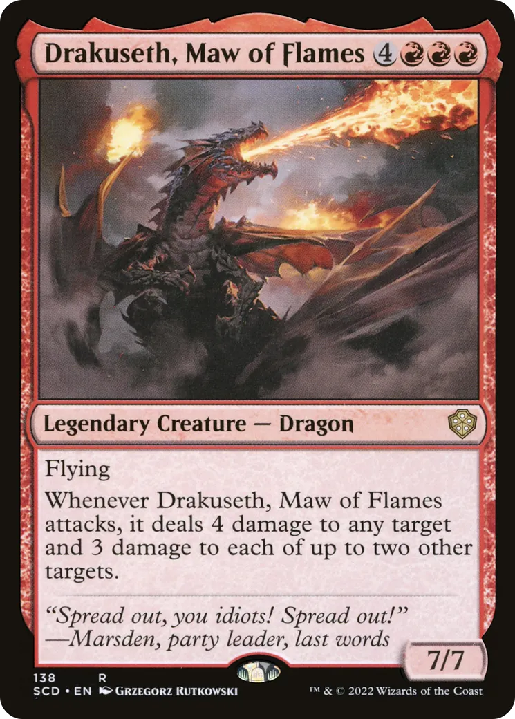 Drakuseth, Maw of Flames — Starter Commander Decks — Magic: The Gathering