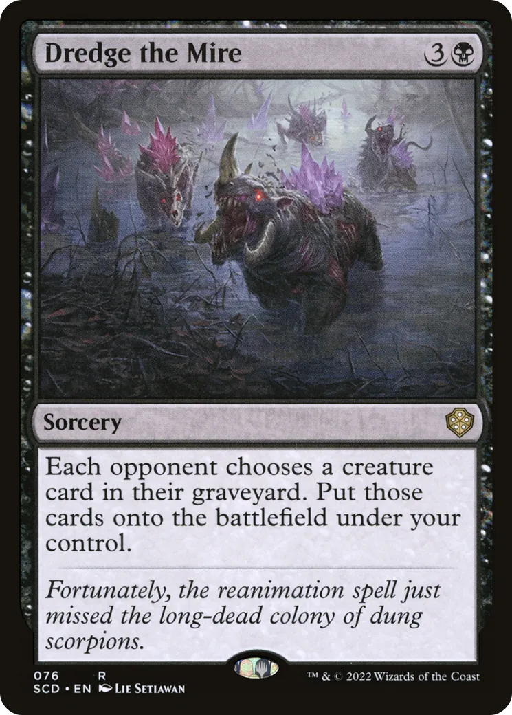 Dredge the Mire — Starter Commander Decks — Magic: The Gathering