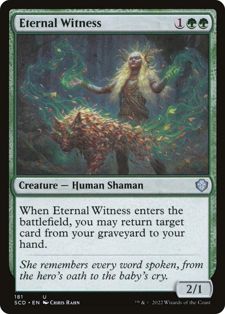 Eternal Witness — Starter Commander Decks — Magic: The Gathering