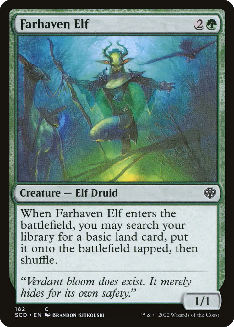 Elfe des horizons lointains — Starter Commander Decks — Magic: The Gathering