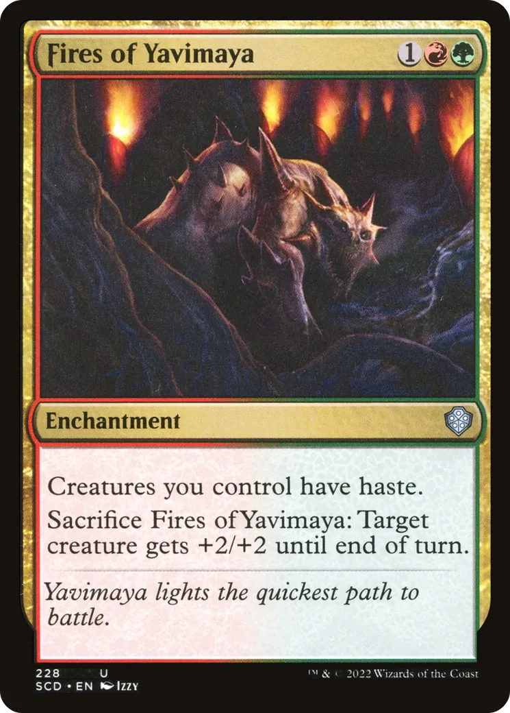 Fires of Yavimaya — Starter Commander Decks — Magic: The Gathering