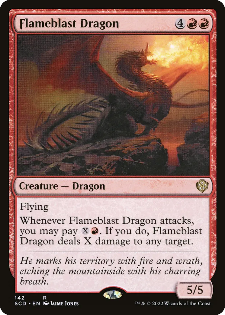 Flameblast Dragon — Starter Commander Decks — Magic: The Gathering
