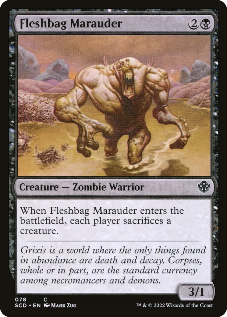 Fleshbag Marauder — Starter Commander Decks — Magic: The Gathering
