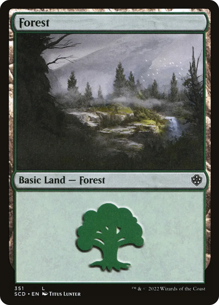 Forest — Starter Commander Decks — Magic: The Gathering
