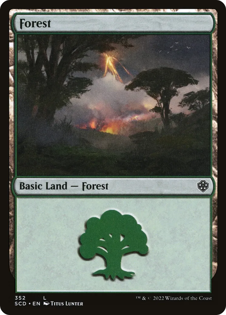 Forest — Starter Commander Decks — Magic: The Gathering