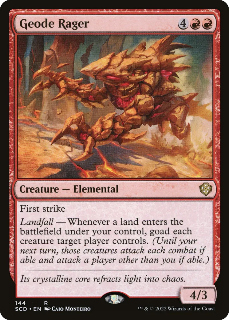 Furie de géode — Starter Commander Decks — Magic: The Gathering