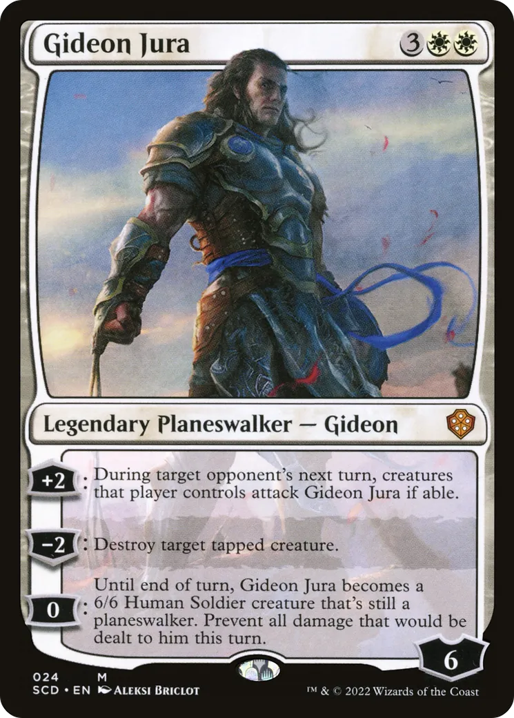 Gideon Jura — Starter Commander Decks — Magic: The Gathering