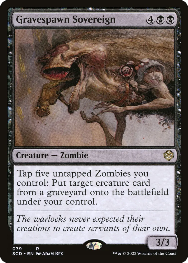 Gravespawn Sovereign — Starter Commander Decks — Magic: The Gathering