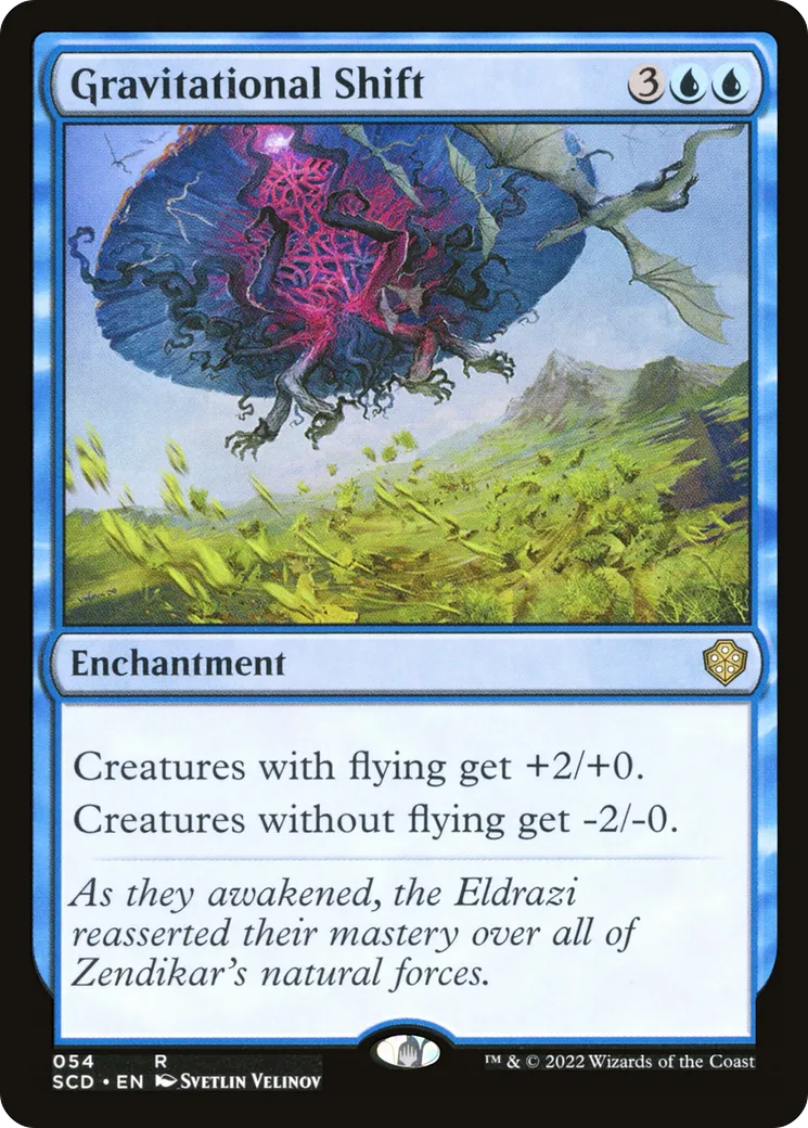 Gravitational Shift — Starter Commander Decks — Magic: The Gathering