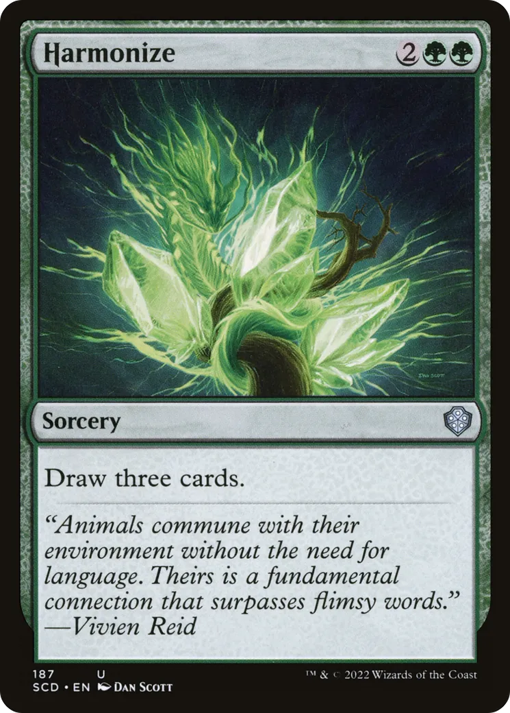 Harmonisation — Starter Commander Decks — Magic: The Gathering