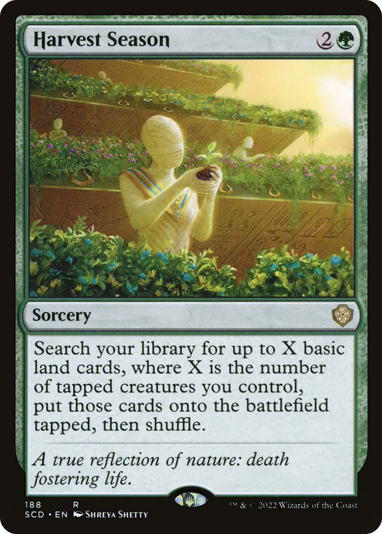 Harvest Season — Starter Commander Decks — Magic: The Gathering