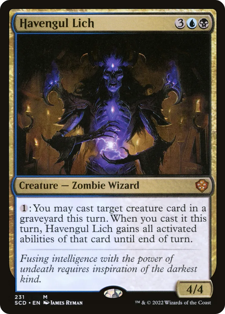Liche de Havengul — Starter Commander Decks — Magic: The Gathering